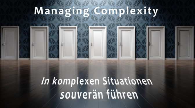 Managing Complexity. In komplexen Situationen souverän führen | Growing Into Life | Peggy Terletzki
